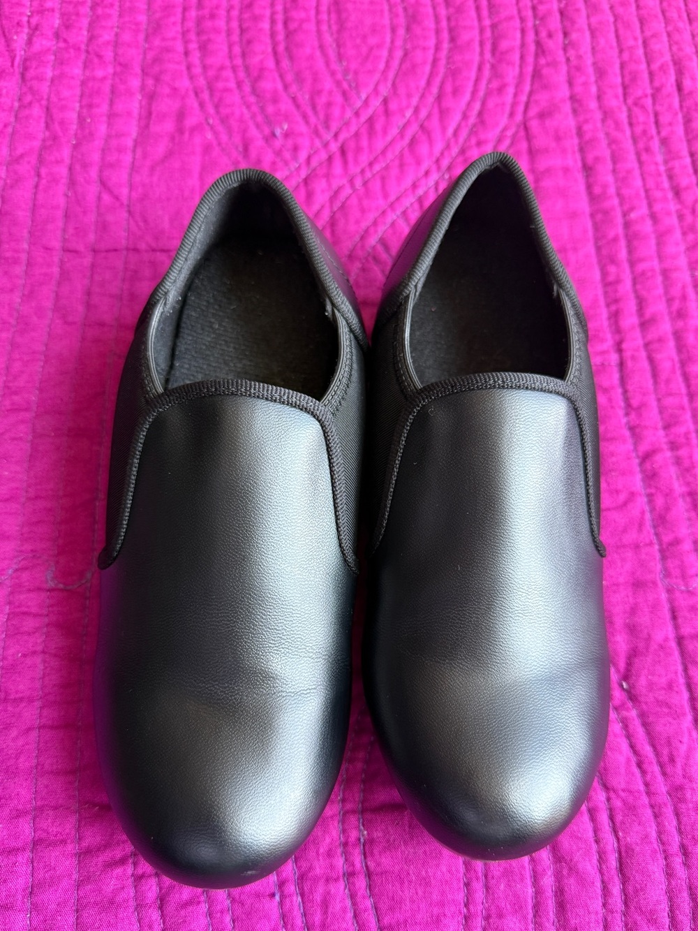 Star Tone Tap Shoes Kids Size 4M Black
